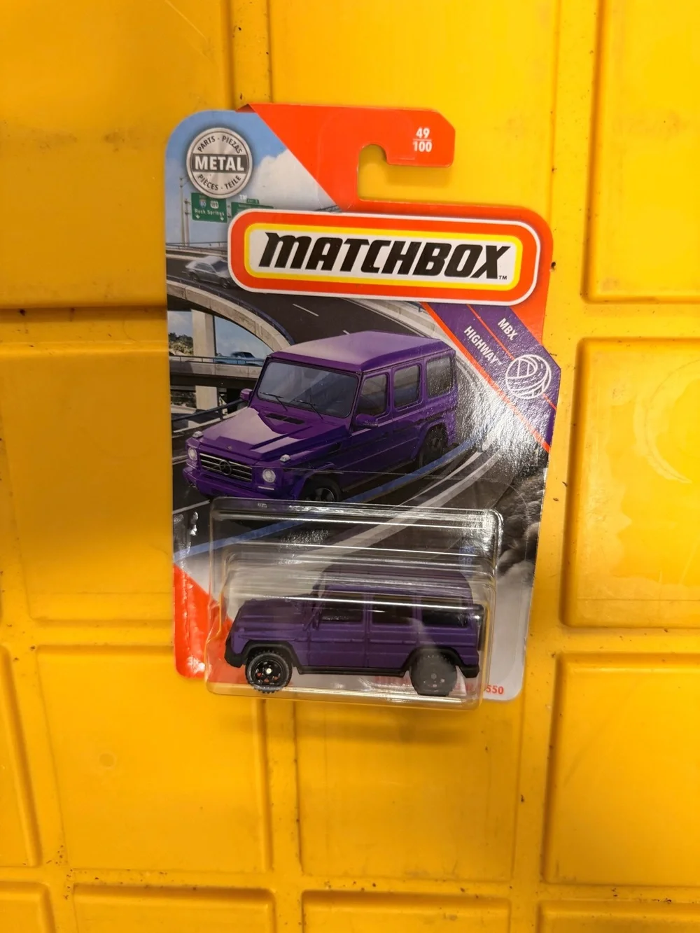 Match Purple Mercedes-Benz G 550 Die-Cast Toy Car